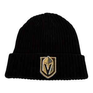 Vegas Golden Knights Fanatics Core Primary Logo Cuffed Knit Hat - Black